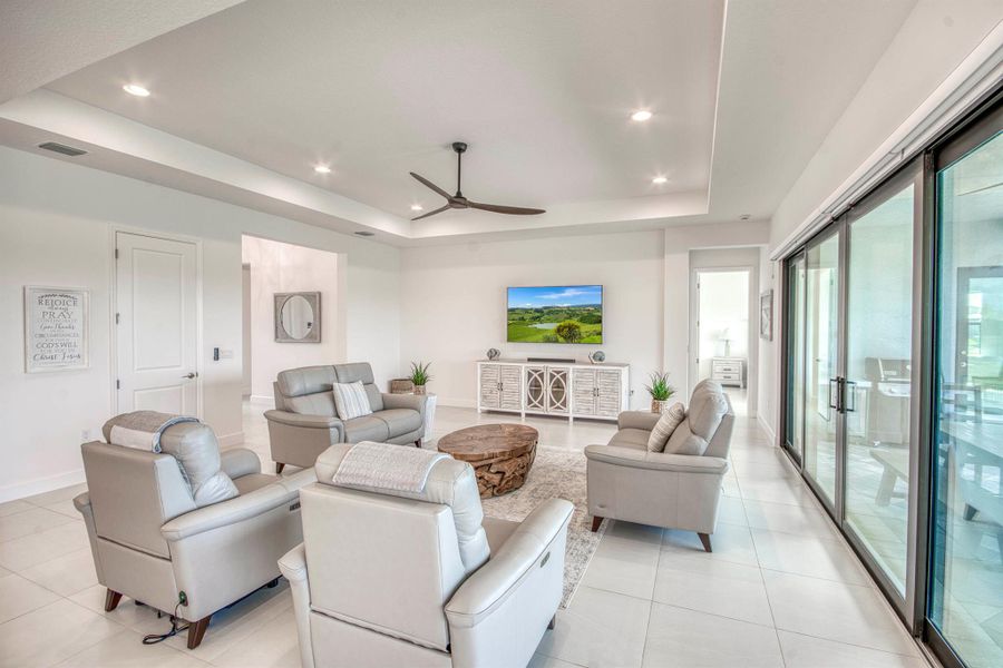 Furnished interior view inside a new home in , Port St. Lucie (Image 13).