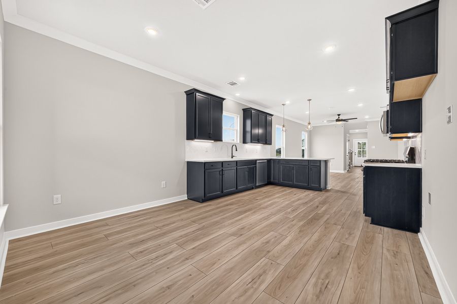 Furnished interior view inside a new home in Aldeana, Bonney (Image 15).