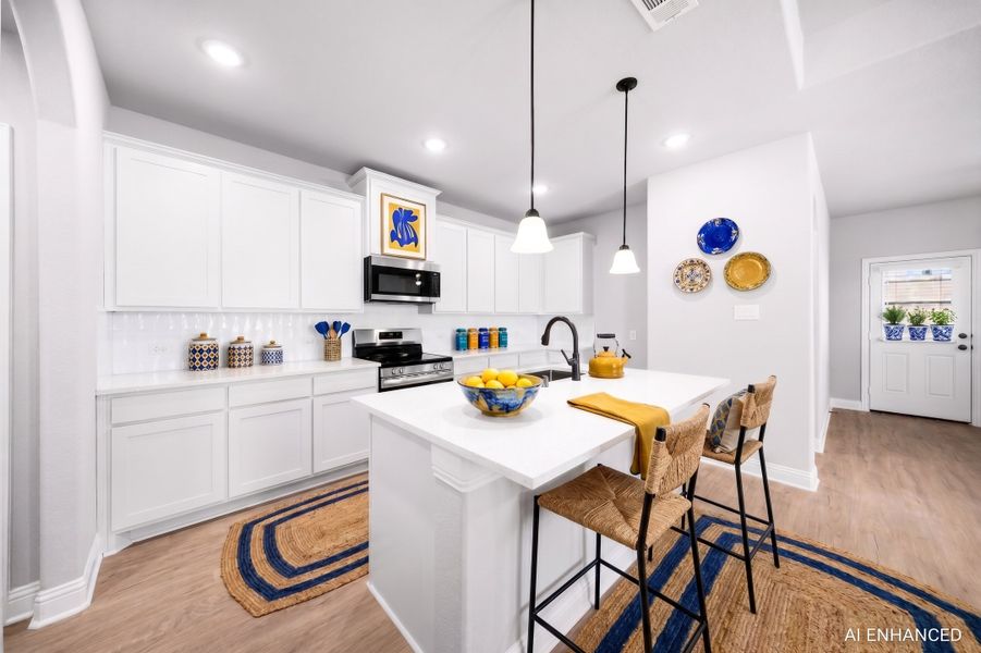 Furnished interior view inside a new home in Summerwood, Red Oak (Image 5).