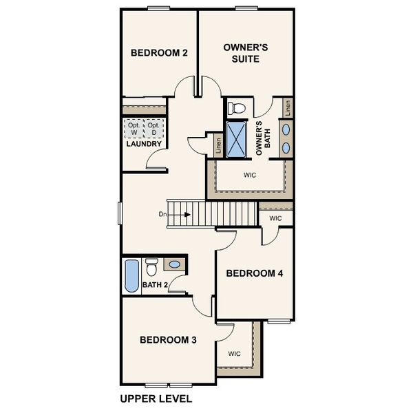 2D floor plan layout for the Duval by Century Complete in Sunbeam, Bullhead City, AZ (Image 3).