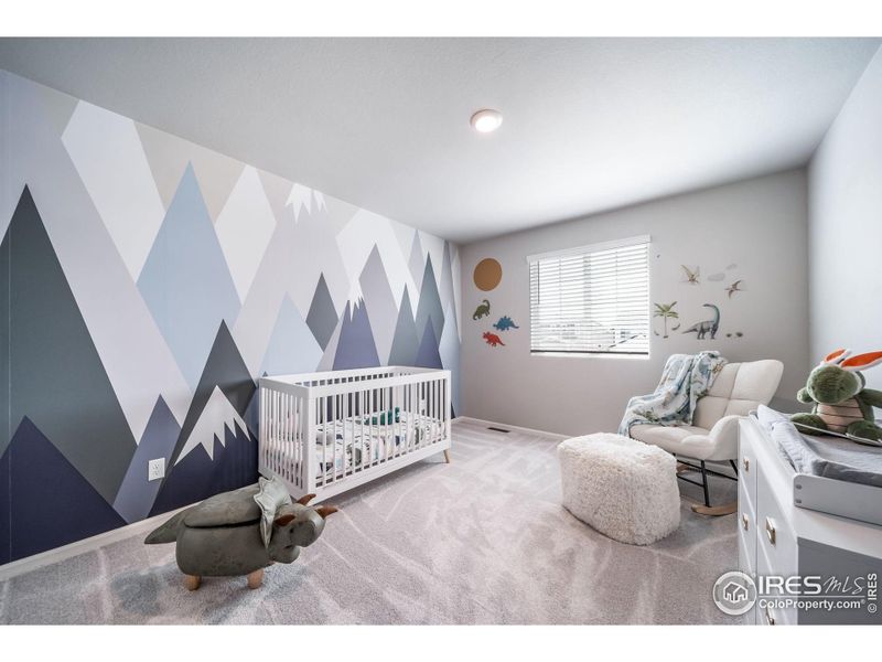 Furnished interior view inside a new home in Thompson River Ranch, Johnstown (Image 14).