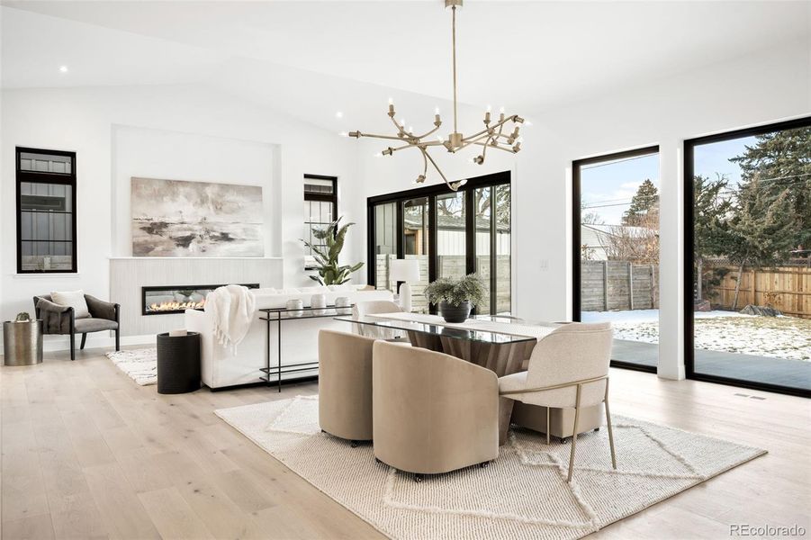 Furnished interior view inside a new home in , Denver (Image 7).