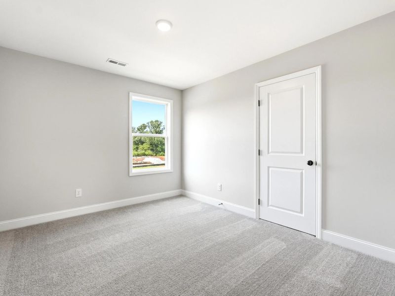 Representative unfurnished interior of a home built from the The Russell A by Davidson Homes LLC in Bailey Park, Fayetteville (Image 34). Representative unfurnished interior of a home built from the The Russell A by Davidson Homes LLC in Bailey Park, Fayetteville (Image 34).