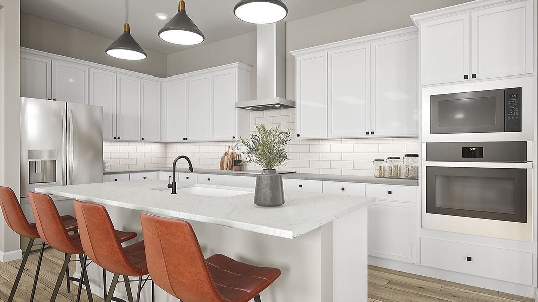 Furnished interior view inside a new home in Arietta at Soleo, San Tan Valley (Image 5).