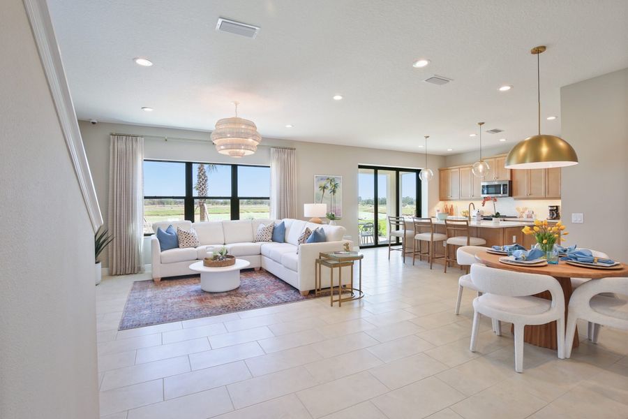 Representative furnished interior of a home built from the Honor by Neal Communities in Palm Grove, Bradenton (Image 6).