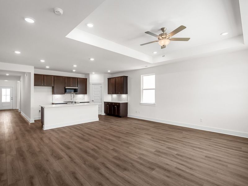 Representative unfurnished interior of a home built from the The Cottonwood E by Davidson Homes LLC in Woods Crossing, Gallatin (Image 25).