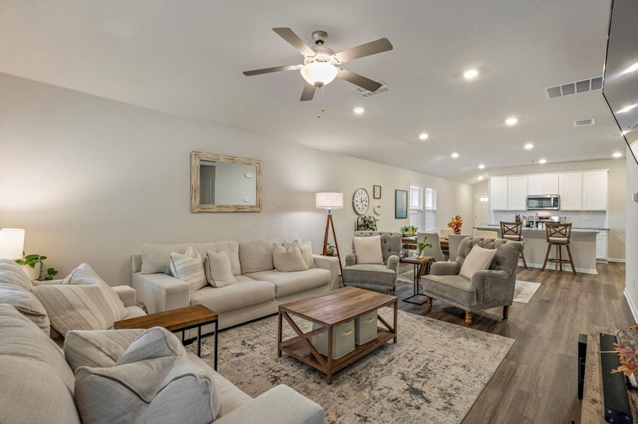 Furnished interior view inside a new home in , Georgetown (Image 11). Furnished interior view inside a new home in , Georgetown (Image 11).