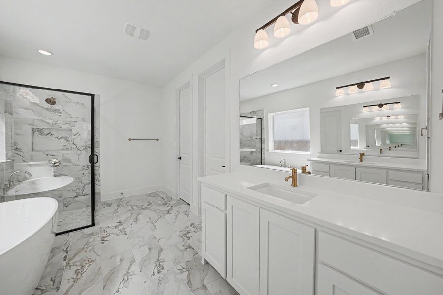 Furnished interior view inside a new home in Aster Park, McKinney (Image 12).