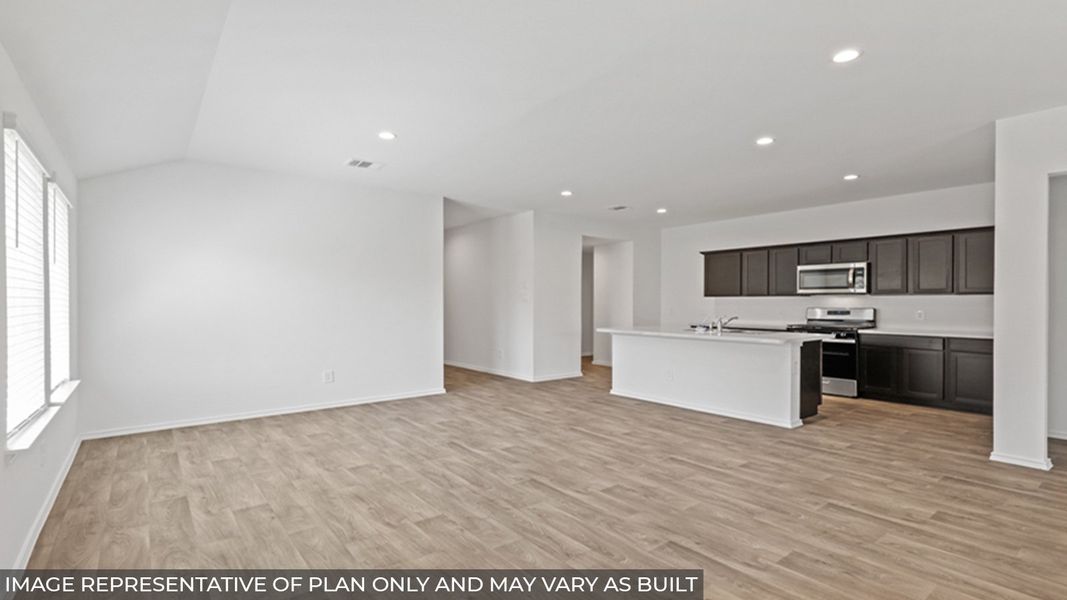 Representative unfurnished interior of a home built from the Caden by D.R. Horton in Presswoods, Splendora (Image 15). Representative unfurnished interior of a home built from the Caden by D.R. Horton in Presswoods, Splendora (Image 15).