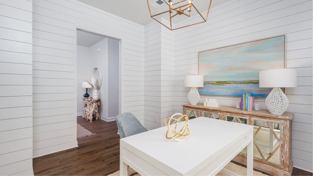 Furnished interior view inside a new home in , Summerville (Image 11).