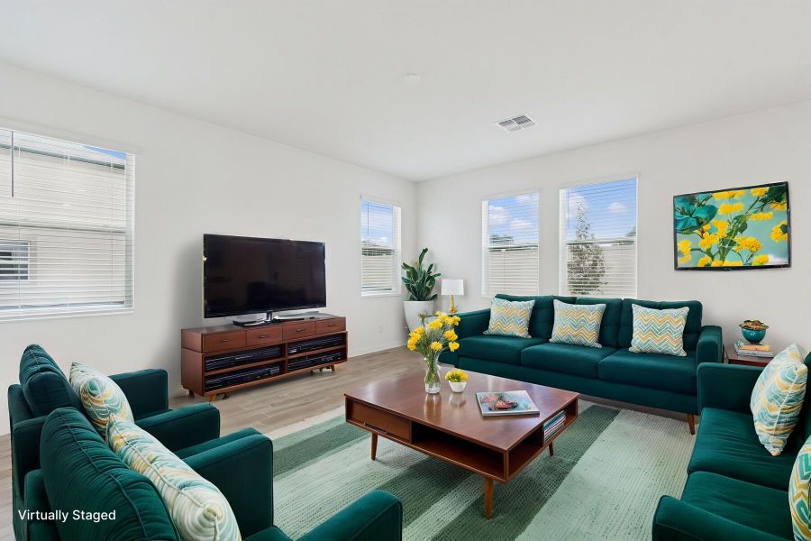 Family Room - Virtually Staged