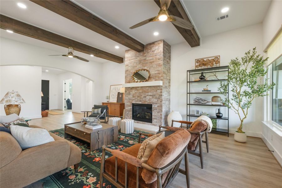 Furnished interior view inside a new home in , Smithville (Image 16).