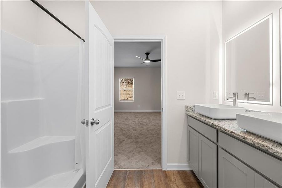 Furnished interior view inside a new home in , Covington (Image 11).