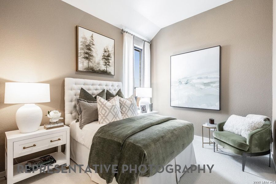 Furnished interior view inside a new home in The Ranches at Creekside, Boerne (Image 36).