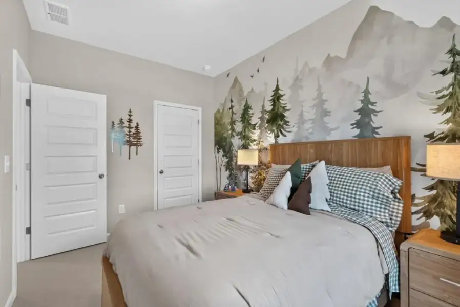 Furnished interior view inside a new home in , Cartersville (Image 32).