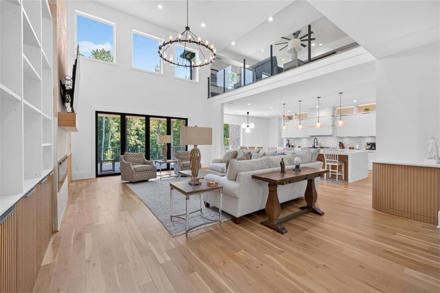 Furnished interior view inside a new home in , Buford (Image 85).