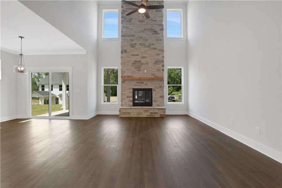 Spacious, unfurnished interior of a new home in , Loganville (Image 44). Spacious, unfurnished interior of a new home in , Loganville (Image 44).
