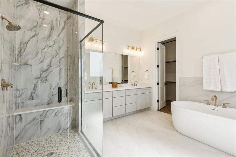 Furnished interior view inside a new home in , Justin (Image 15).