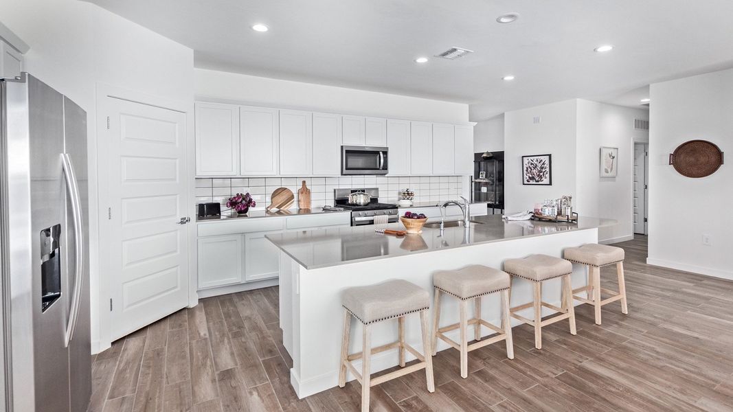 Representative furnished interior of a home built from the Citrine - Plan 5042 by D.R. Horton in Tortolita Trails, Marana (Image 7).
