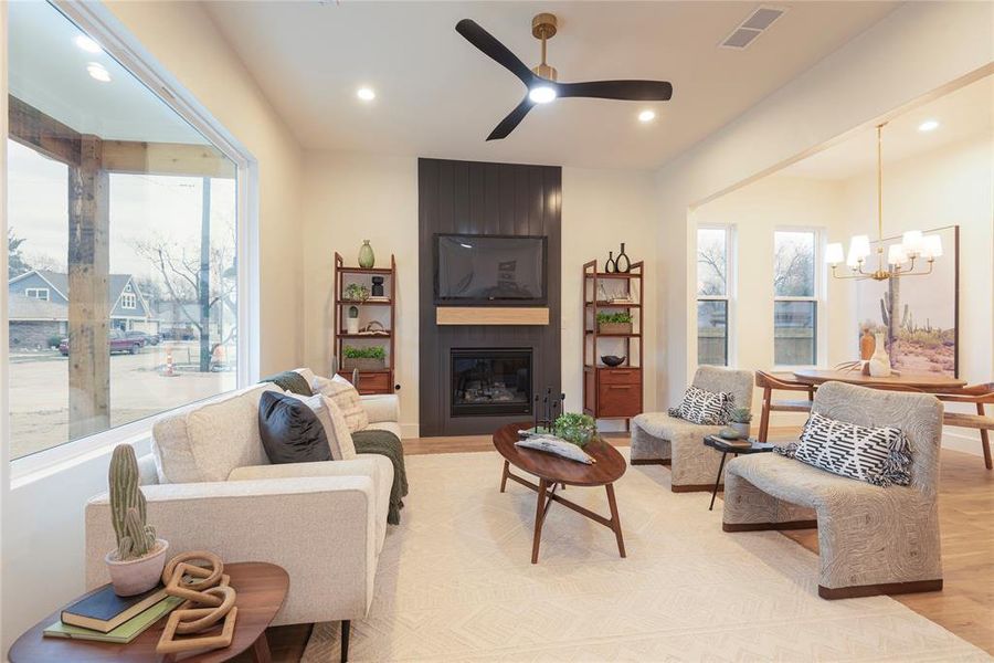 Furnished interior view inside a new home in , McKinney (Image 13).