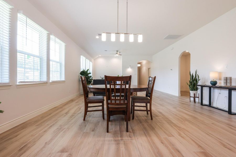 Furnished interior view inside a new home in , Pearland (Image 13).