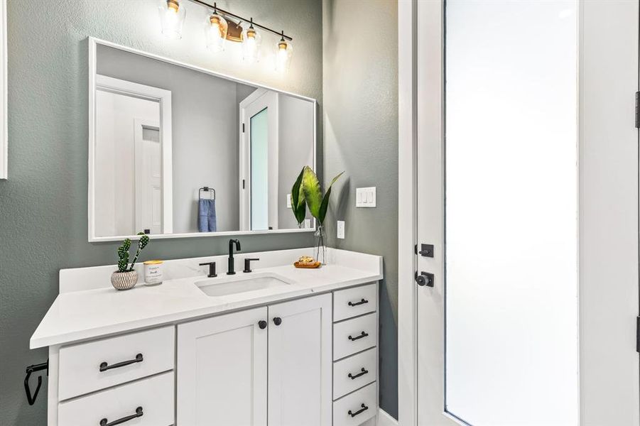 Furnished interior view inside a new home in , Aledo (Image 19).