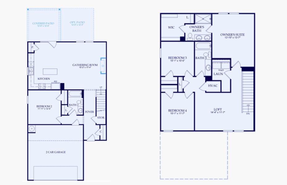 2D floor plan layout of this home in Grand Arbor, Blythewood, SC (Image 4). 2D floor plan layout of this home in Grand Arbor, Blythewood, SC (Image 4).