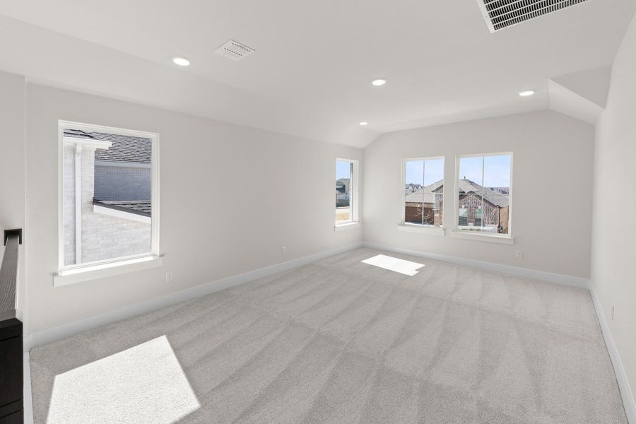 Spacious, unfurnished interior of a new home in Union Park, Little Elm (Image 21). Spacious, unfurnished interior of a new home in Union Park, Little Elm (Image 21).