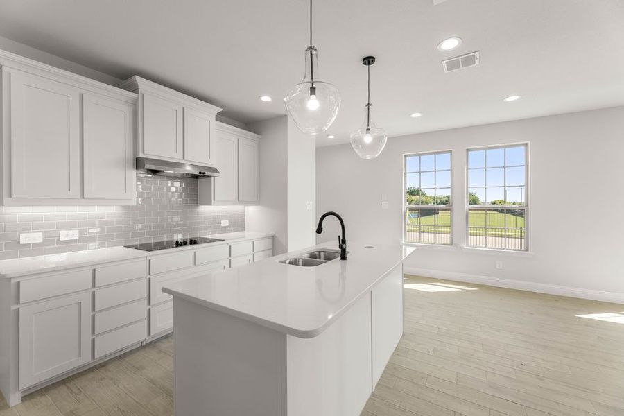 Representative exterior photo of a completed home built from the Palestine by Impression Homes in Main Street Village, Mansfield, TX (Image 7). Representative exterior photo of a completed home built from the Palestine by Impression Homes in Main Street Village, Mansfield, TX (Image 7).