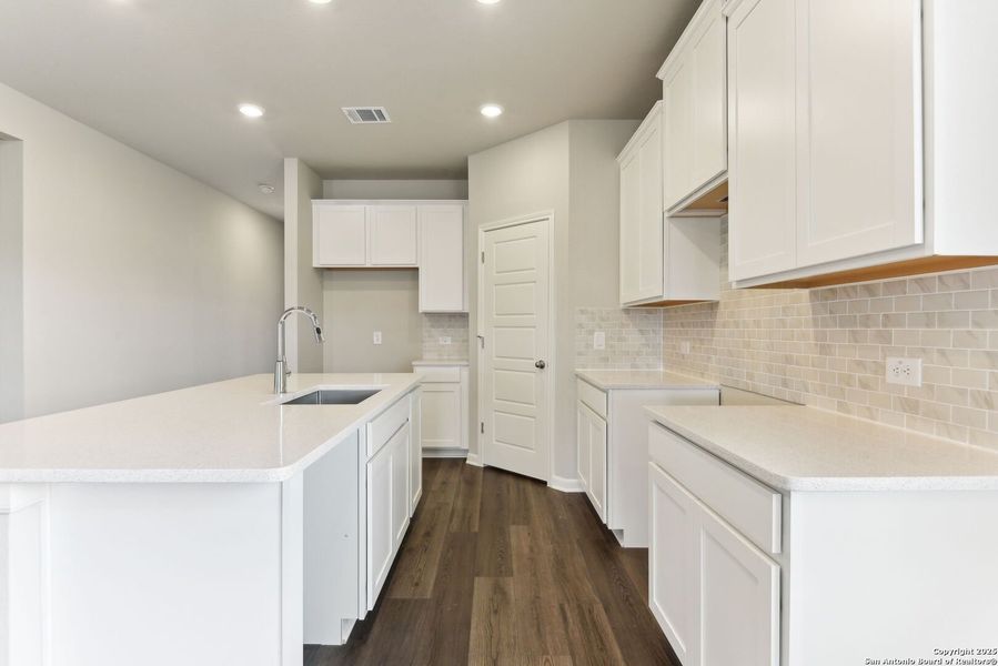 Furnished interior view inside a new home in Remington Ranch, San Antonio (Image 7). Furnished interior view inside a new home in Remington Ranch, San Antonio (Image 7).