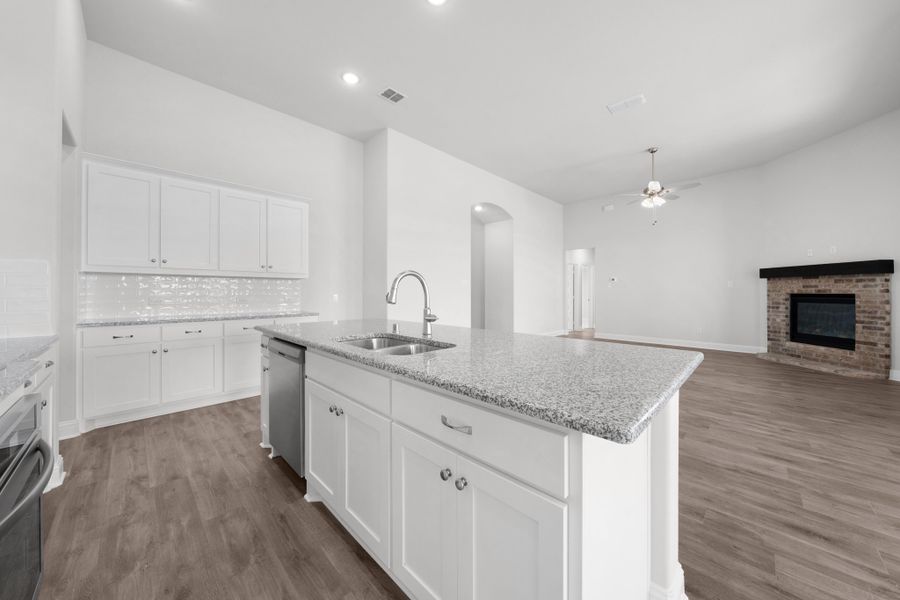 Furnished interior view inside a new home in Berkshire Estates, Mesquite (Image 9).