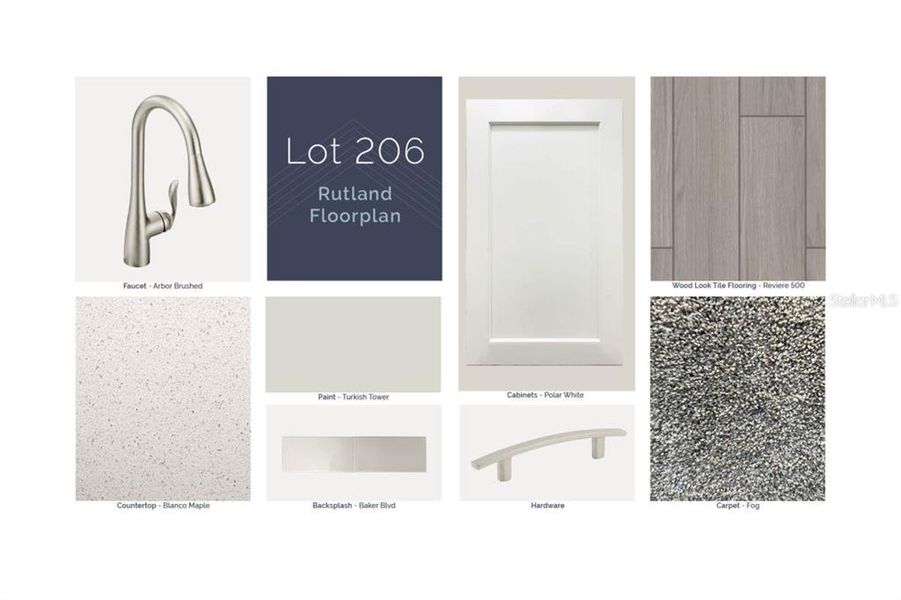 Sample of building materials used in homes in Emerson Pointe, Apopka (Image 6).