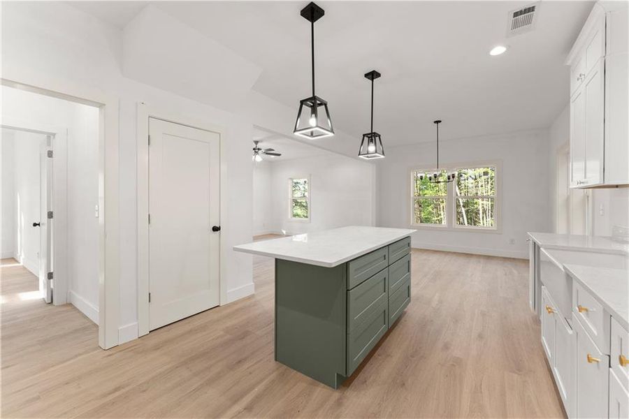 Furnished interior view inside a new home in , Cleveland (Image 7).