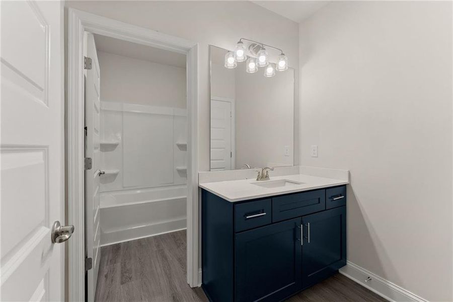 Furnished interior view inside a new home in Magnolia Villas, Cornelia (Image 6).