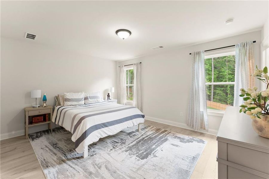 Furnished interior view inside a new home in Woodland Hills, Loganville (Image 14). Furnished interior view inside a new home in Woodland Hills, Loganville (Image 14).