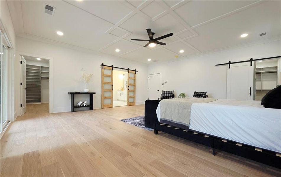 Furnished interior view inside a new home in , Atlanta (Image 43).