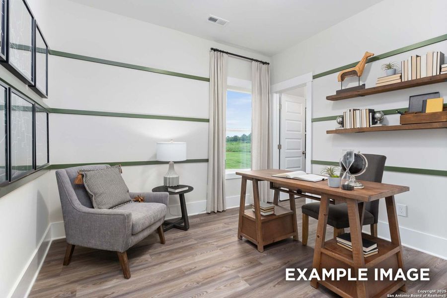 Furnished interior view inside a new home in Hickory Ridge, Elmendorf (Image 17).