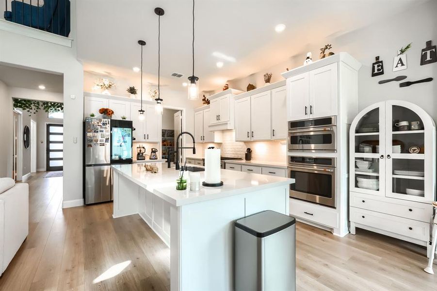 Furnished interior view inside a new home in Cross Creek Meadows, Celina (Image 16).