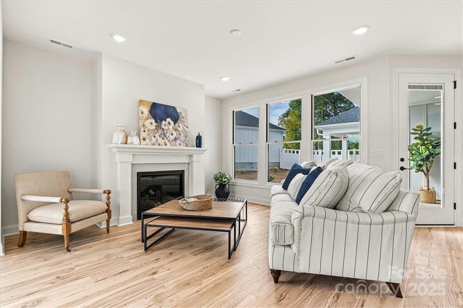Furnished interior view inside a new home in The Courtyards at Lake Davidson, Mooresville (Image 8).