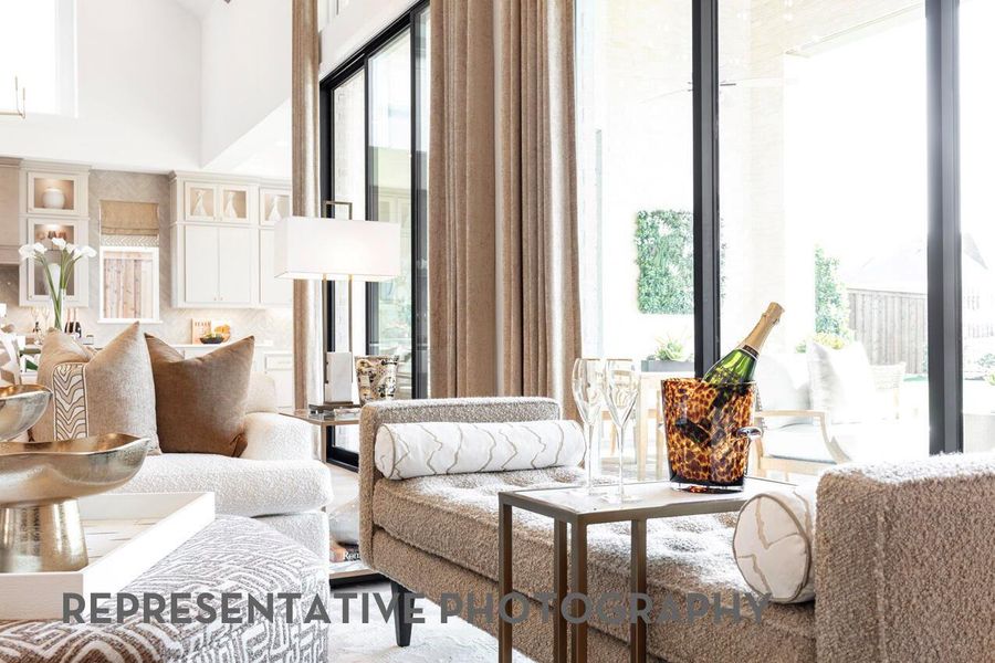 Furnished interior view inside a new home in Parkside On The River, Georgetown (Image 13).