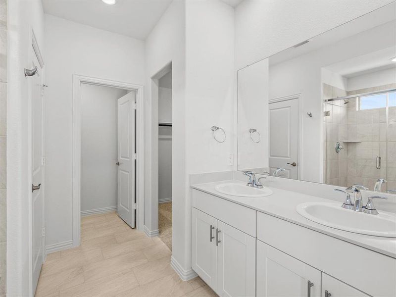 Furnished interior view inside a new home in Simpson Crossing - Spring Series, McKinney (Image 9).