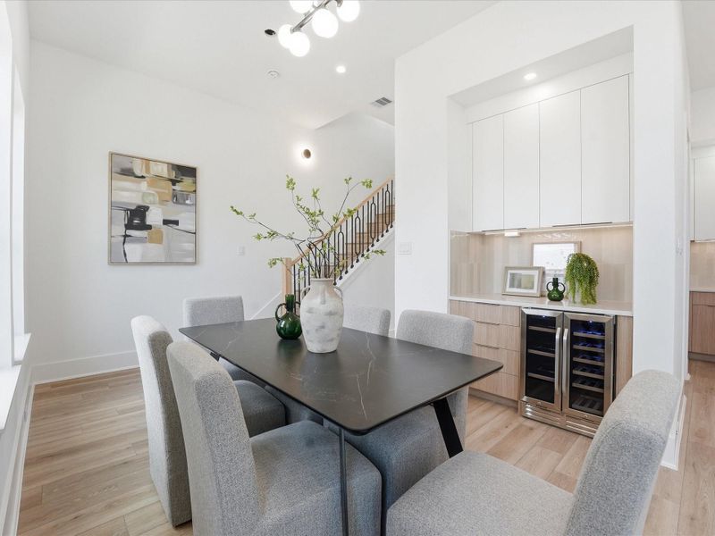 Furnished interior view inside a new home in , Houston (Image 27).