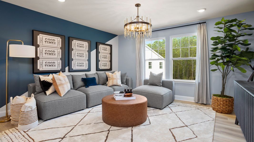 Representative furnished interior of a home built from the Jordan by DRB Homes in Blake Pond, Lillington (Image 12). Representative furnished interior of a home built from the Jordan by DRB Homes in Blake Pond, Lillington (Image 12).