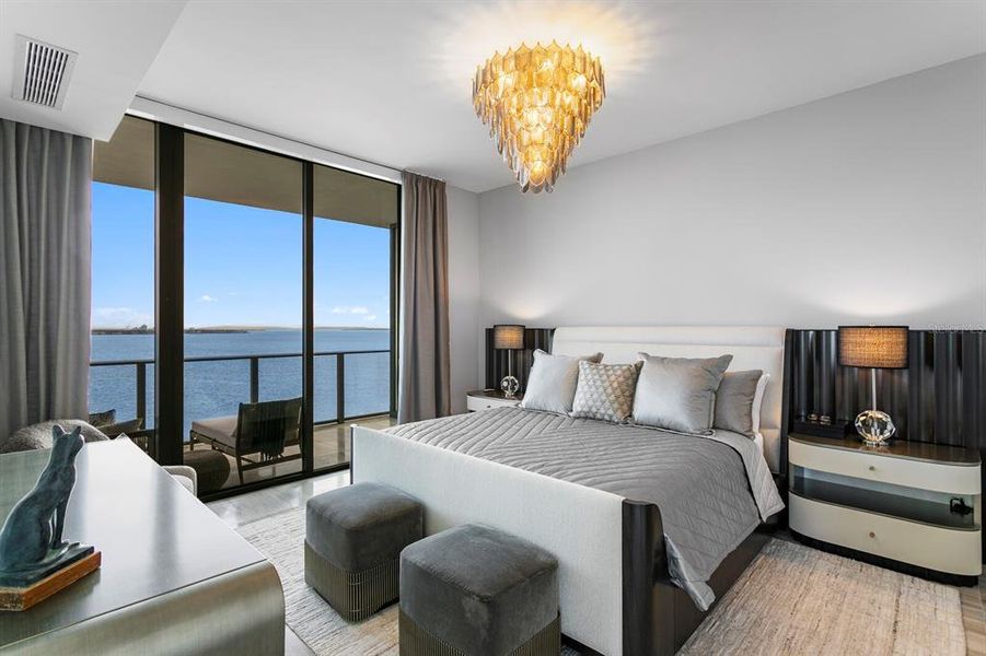 Furnished interior view inside a new home in , Tampa (Image 52).