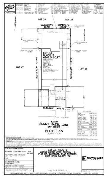 Plot Plan Plot Plan