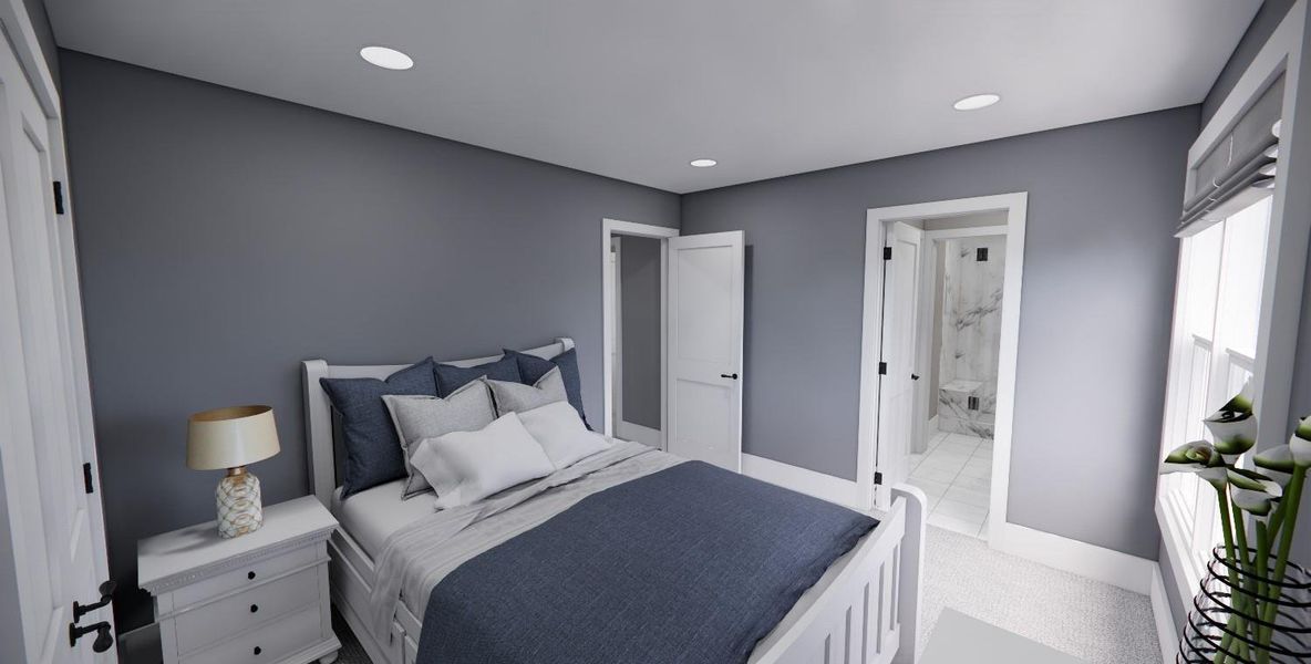 Furnished interior view inside a new home in , Dripping Springs (Image 18).