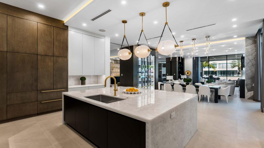 Furnished interior view inside a new home in , Boca Raton (Image 21).