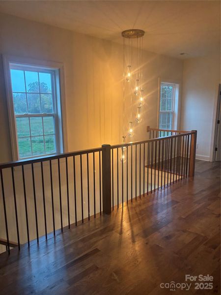 Upper library wood floors Upper library wood floors