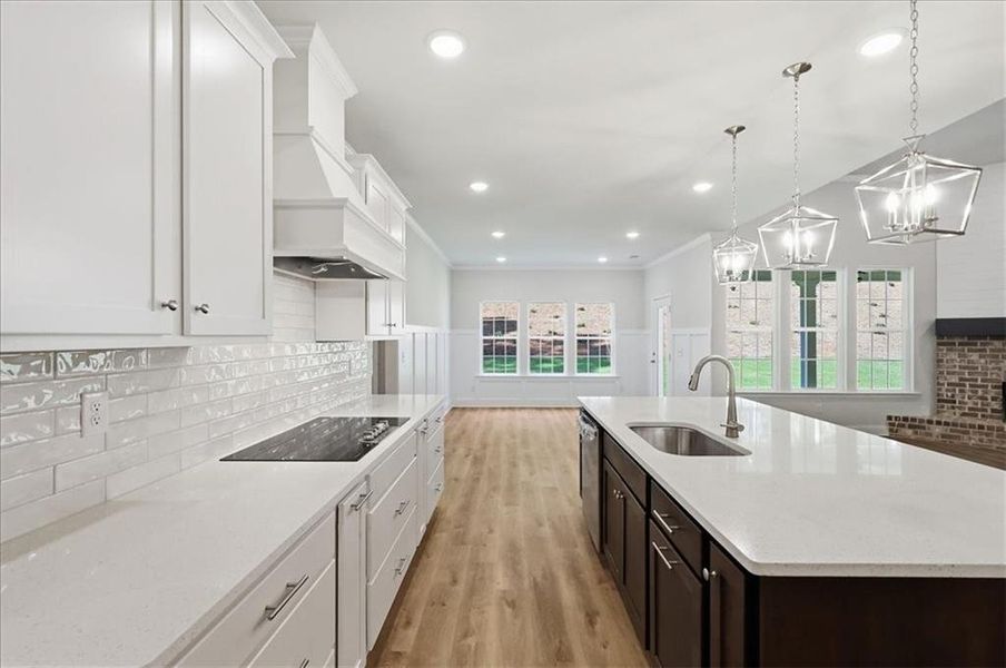 Furnished interior view inside a new home in , Monroe (Image 10).