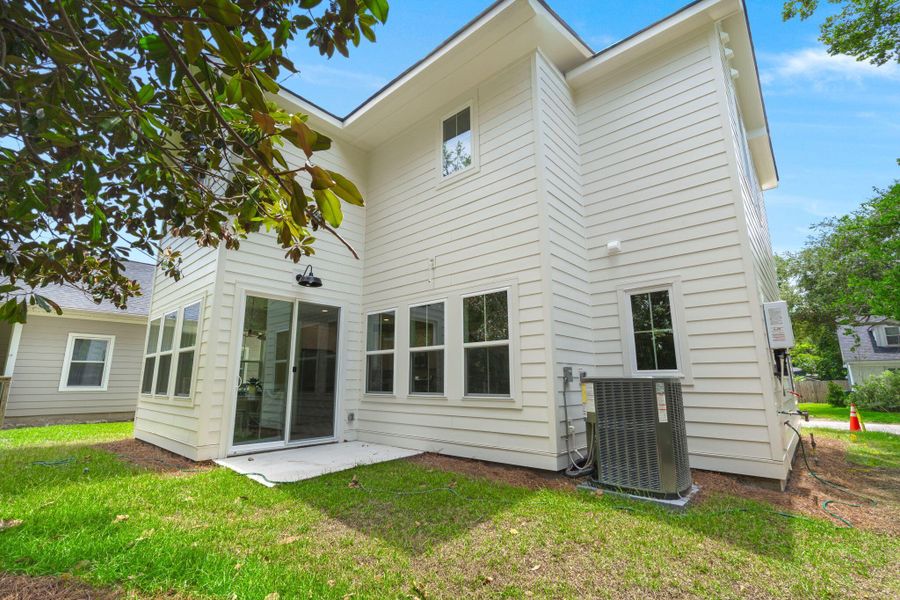 Exterior details and patio area of a home in , Charleston (Image 26).